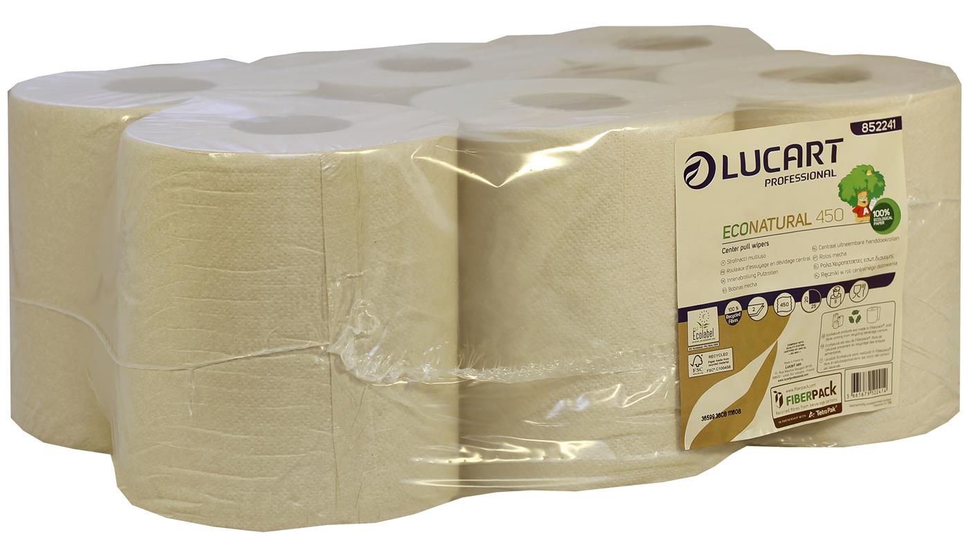 EcoNatural 2 Ply Centrefeed Roll 20cm x 114m
